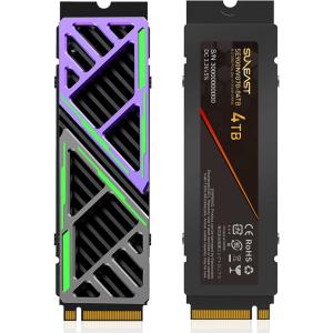 SUNEAST 4TB M.2 2280 SSD NVMe PCIe Gen4×4 PS5 増設 ストレージ 拡張 ssd パソコン 内蔵SSD ヒートシンク付き 3D TLC 最大読み込み7,200MB/s SE900NVG70-04TB｜fastonline