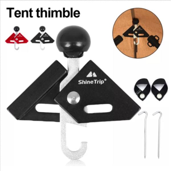 テントポール二又化　ポール二股　タップポール　ペグ付き 固定ベルト附属 6mm アルミ 角度調整 収...