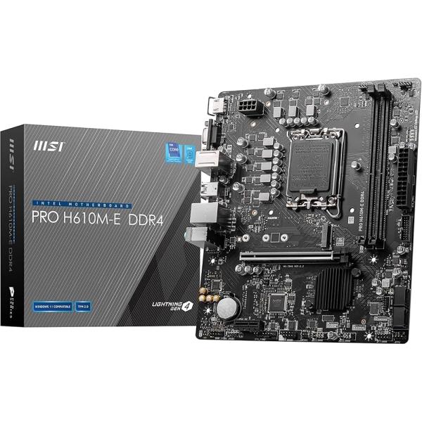 PRO H610M-E DDR4