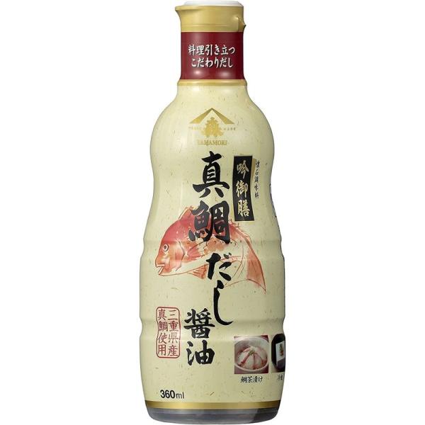 ヤマモリ 吟御膳 真鯛のだし醤油 360ml ×4本