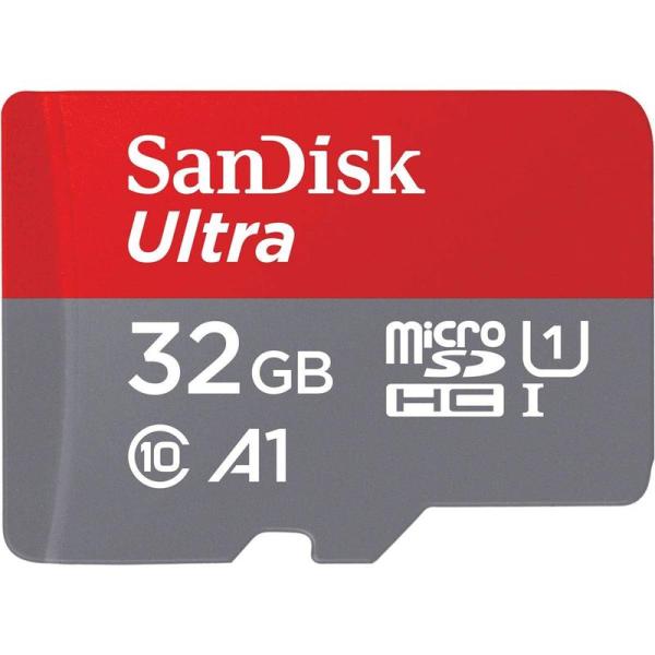 SanDisk (サンディスク) 32GB Ultra microSDHC UHS-I メモリーカー...