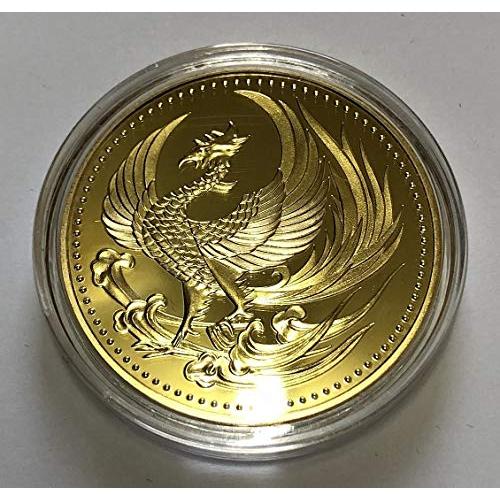 日本金貨 鳳凰 菊御紋 24K ゴールドコイン メダル レプリカ