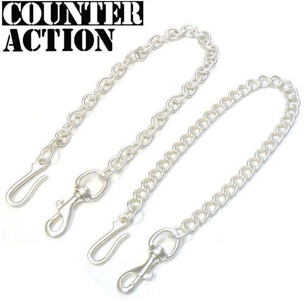 COUNTER ACTION ウォレットチェーン シルバーメッキ モデル カウンターアクション 20...