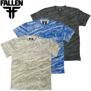 FALLEN【フォールン】MARBLE タイダイ マーブル柄Tシャツ USED加工 JamieThomas ネイティブ スケボー ヒッピー アメカジ SK8 スケシューブランド｜fatmoes