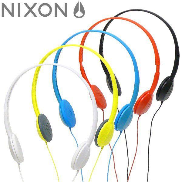 NIXON（ニクソン） カラーヘッドフォン WHIP ウィップ ホワイト イエロー ブルー レッド ...