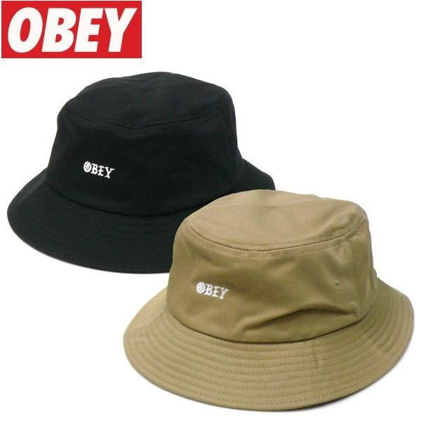 OBEY (オベイ) MONOGANG BUCKET HATS バケットハット サハリハット