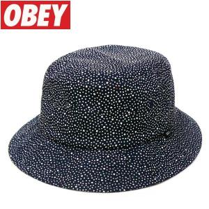 OBEY (オベイ) JOURNEY BUCKET HATS バケットハット マルチドット柄｜fatmoes