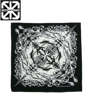 THE SEVENTH LETTER GRIME BANDANA バンダナ セブンスレター ボックス L.A.グラフティー クルー ギャング ライター スプレー ペイント｜fatmoes