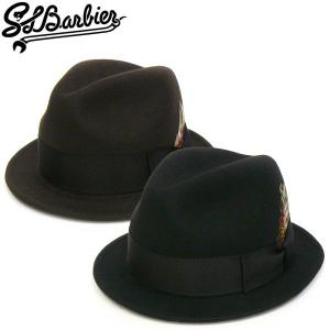 新作 SLBarbier【サルバービア】JW ストローハット エスエルビー ポークパイハット 中折れハット スケーター SAL23 バイカー BEAMS MADE IN USA｜fatmoes