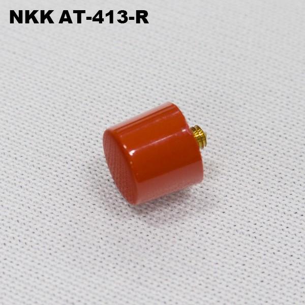 NKKスイッチズ　AT-413-R（赤）　M6ブッシング用φ8丸ボタン MB、SB用