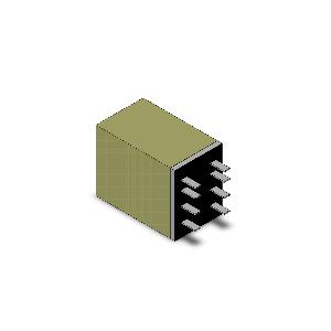 オムロン　MY2N-D2 DC100/110　ミニパワーリレー MYリレー 2極 動作表示灯付き コイルサージ吸収用ダイオード形 8ピン プラグイン端子
