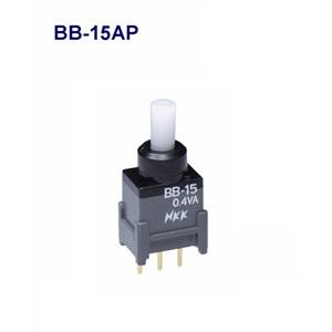 NKKスイッチズ　BB-15AP　押ボタンスイッチ ON-(ON)）単極モメンタリ　端子部：基板スト...