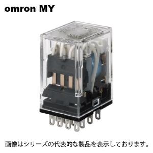 オムロン　MY4N-CR AC110/120 MYリレー4C 動作表示灯内蔵 コイルサージ吸収用CR回路内蔵形　14ピン　プラグイン端子｜faubon