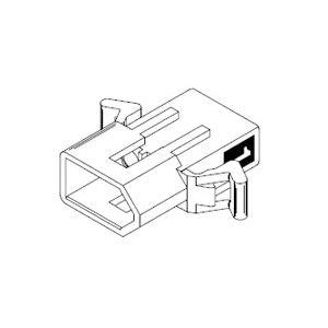 1545P モレックス 汎用コネクタ プラグ 2極 オス
