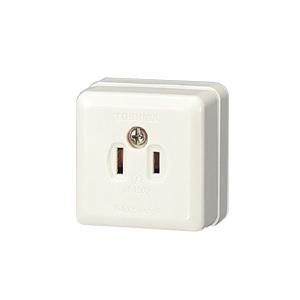 東芝ライテック　DC1121(W)　角形コンセント（15A-125V）