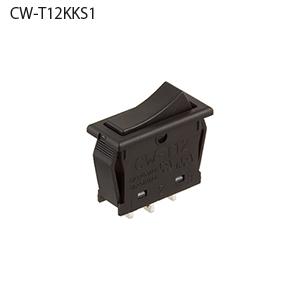 NKKスイッチズ　CW-T12KKS1　簡易防塵形超小形全モールドロッカスイッチ　単極　ON-ON　...