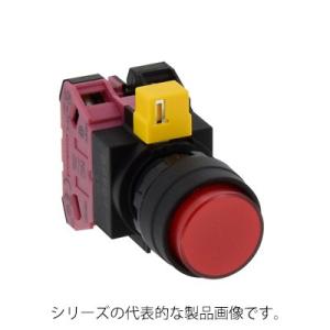 IDEC　HW1L-M211Q4R（赤）φ22 照光押ボタンスイッチ 丸突形 モメンタリ形 AC/D...