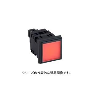 IDEC　SLD30N-1DH2BR（赤）　SLDシリーズ角形表示灯　36×36mmサイズ　単色全面...