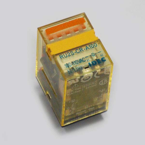 IDEC　RU2S-CR-A100　ユニバーサルリレー　シングル接点　ソルダ端子　2極　ラッチングレ...