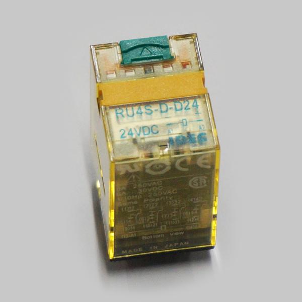 IDEC　RU4S-D-D24　ユニバーサルリレー　ソルダ端子　ラッチングレバー有　順極性ダイオード...