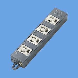 パナソニック　WCH2404B　OAタップ(接地15A抜け止め形)(4コ口・ブラック)(コードなし)...