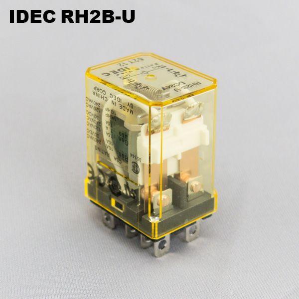 IDEC　RH2B-ULDDC24　RH形パワーリレー 2極　ブレード端子（表示灯+ダイオード付） ...