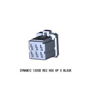 TE Connectivity　1-1827864-3　DYNAMIC 1200D REC HSG 6P X BLACK｜faubon