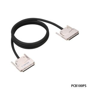 コンテック　PCB100PS-3　100ピン0.8mmピッチコネクタ用両側コネクタ付シールドケーブル（3m）
