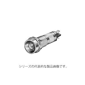 IDEC　UP8-2487G（緑） φ8 LED式小形表示灯 丸平形　DC24V