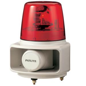 パトライト RFT-100A-R 電子音内蔵LED回転灯 AC100V 音色：Aタイプ 赤