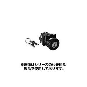 IDEC　ABN3K02R（赤） φ30 押しボタンスイッチ　大形プッシュロック鍵リセット形　接点構...