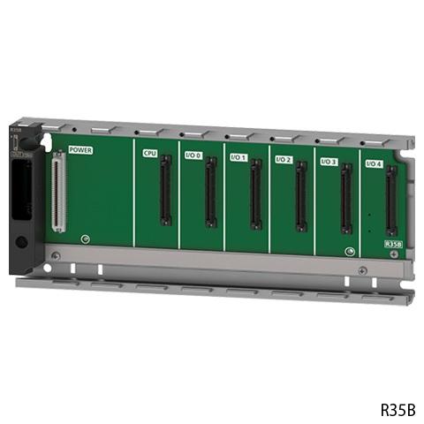三菱電機　R35B　基本ベースユニット　入出力ユニット装着台数5