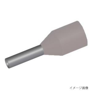 東洋技研　TA0.14-8GY（100個入）（灰）　フェルール端子　適合電線サイズAWG26　導電部...