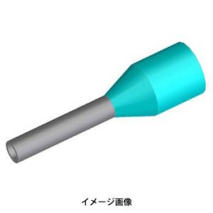 東洋技研　TA0.34-10TQ（100個入）ターコイズ　フェルール端子　適合電線サイズAWG24-22　導電部の長さ10mm