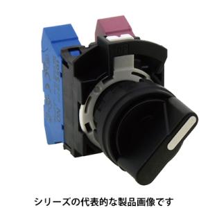 IDEC　HW1S-33TP20　φ22 セレクタスイッチ　45°-3ノッチ・両リターン　接点構成2...