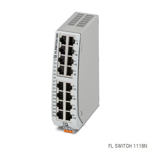 フエニックス・コンタクト　FL SWITCH 1116N-1085219　DC24V　産業用スイッチ...