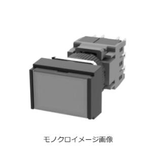 富士電機　AH164-TLG22E3（緑）φ16照光押しボタンスイッチ（長角平形）閉鎖形　2a2b　...