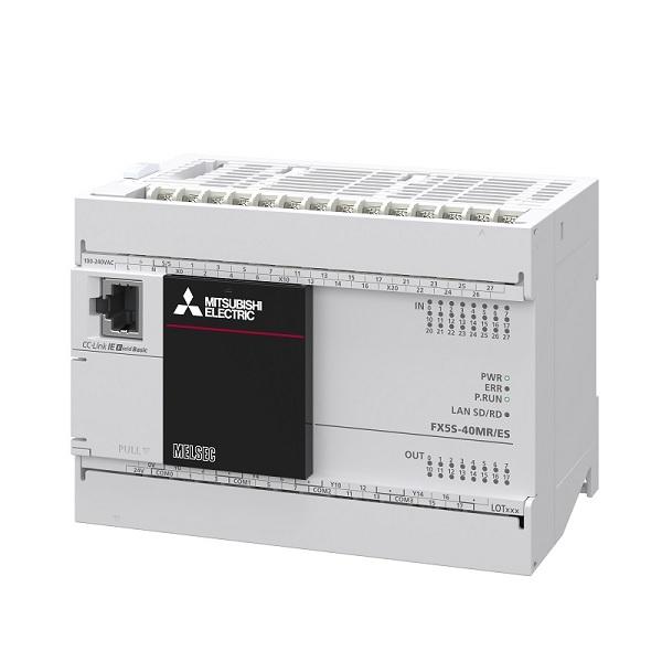 三菱電機　FX5S-40MR/ES　小形PLC　FX5S CPUユニット（リレー出力）入力24点/出...