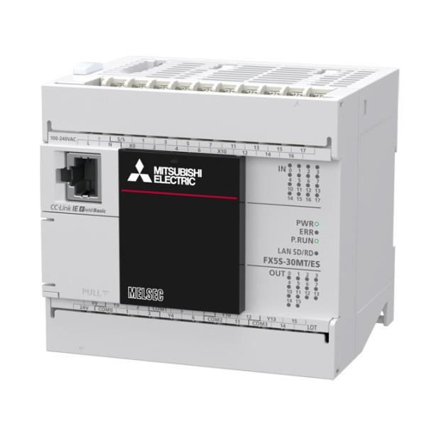 三菱電機　FX5S-30MT/ES　CPUユニット　入力16点/出力14点（トランジスタ シンク）　...