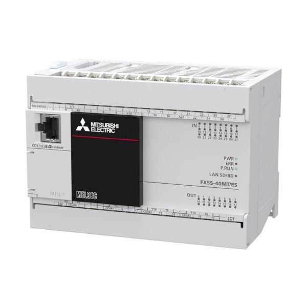 三菱電機　FX5S-40MT/ES　小形PLC　FX5S CPUユニット（トランジスタ/シンク出力）...