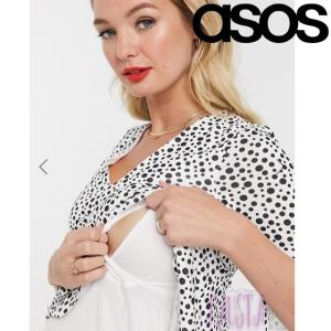 エイソス 授乳服 asos マタニティ ダルメ...の詳細画像1