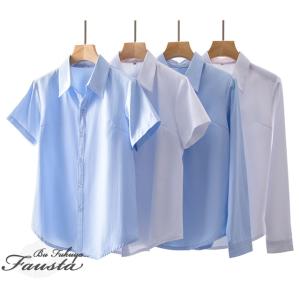 マタニティ オフィスシャツ 襟付き マタニティ...の詳細画像3