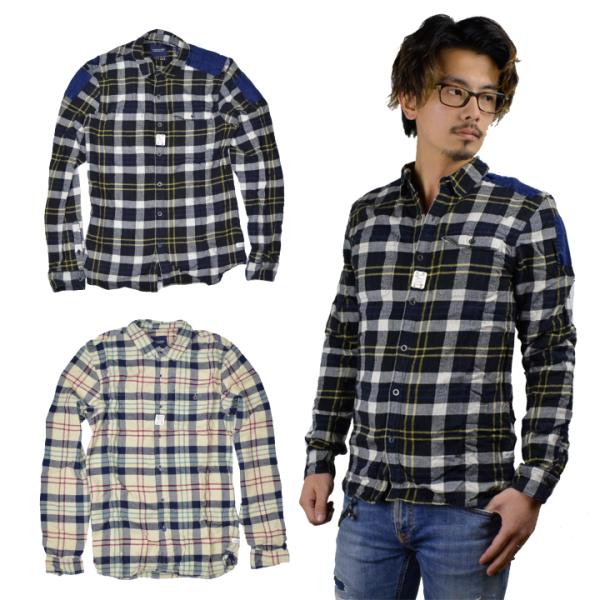 　スコッチ&amp;ソーダ Scotch&amp;Soda チェックシャツ Check Flannel Shirt ...