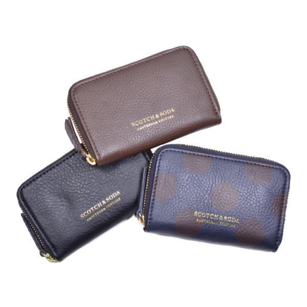 スコッチ&amp;ソーダ Scotch&amp;Soda コインケース 小銭入れ Leather Coin Case...