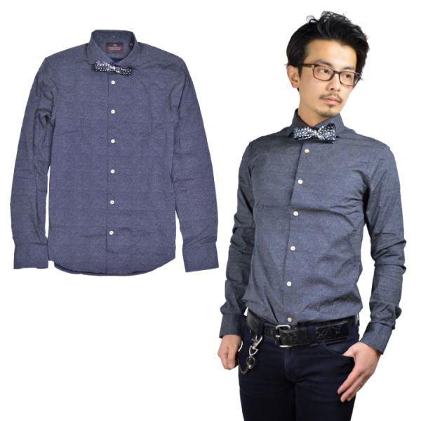 スコッチ&amp;ソーダ Scotch&amp;Soda ドレスシャツ 蝶ネクタイ付き Studio 54 Shir...