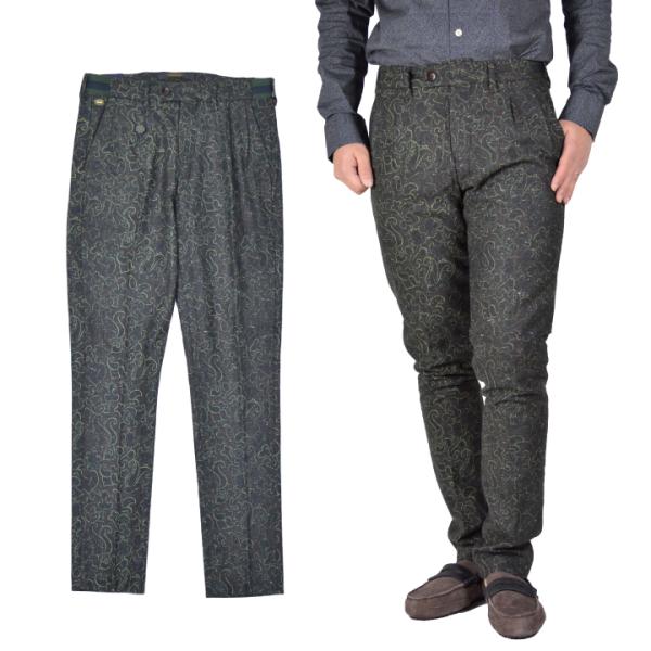 スコッチ&amp;ソーダ Scotch&amp;Soda 総柄 ツータックスラックス Chic Woollen Ch...