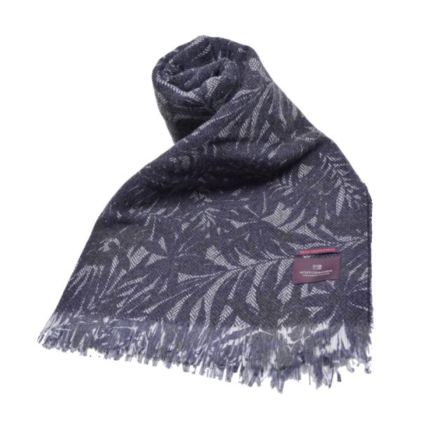 　スコッチ&amp;ソーダ Scotch&amp;Soda 大判マフラー スカーフ ストール  Herringbon...
