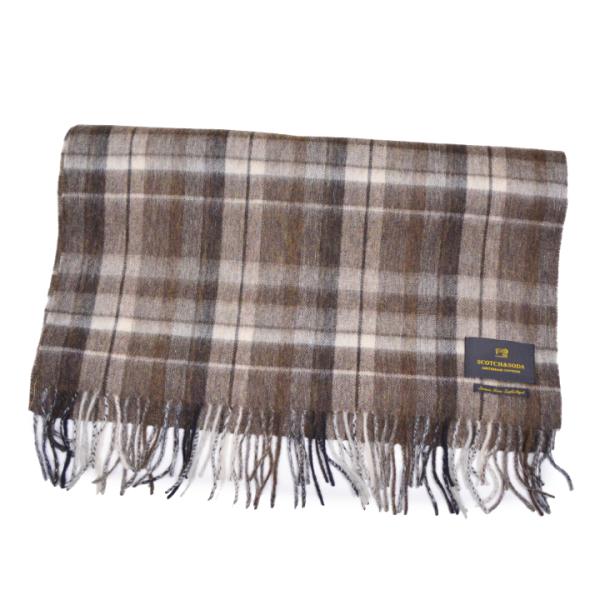 　スコッチ&amp;ソーダ Scotch&amp;Soda 大判マフラー スカーフ ストール  Checked Sc...