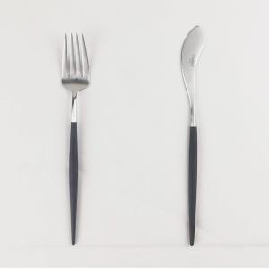 クチポール ゴア Cutipol /GOA Fish Knife Fork  フィッシュ ナイフ フォーク カトラリー2点セット　BLACK 　【箱でのラッピング不可】｜fav