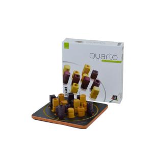 ギガミック Gigamic QUARTO MINI  木製ボードゲーム  クアルトミニ  ボードゲーム テーブルゲーム  木製 知育玩具 脳トレ モンテッソーリ 知育｜fav